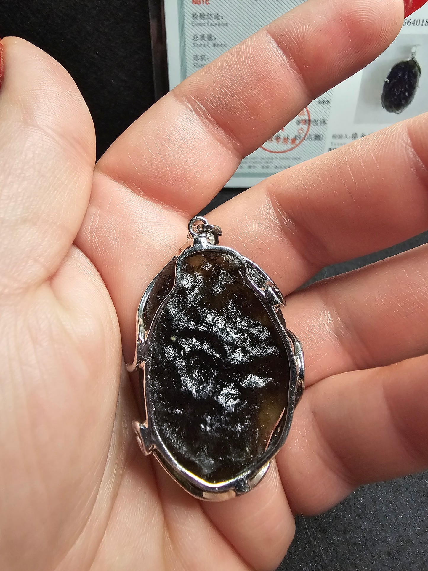 Moldavite Pendant- C