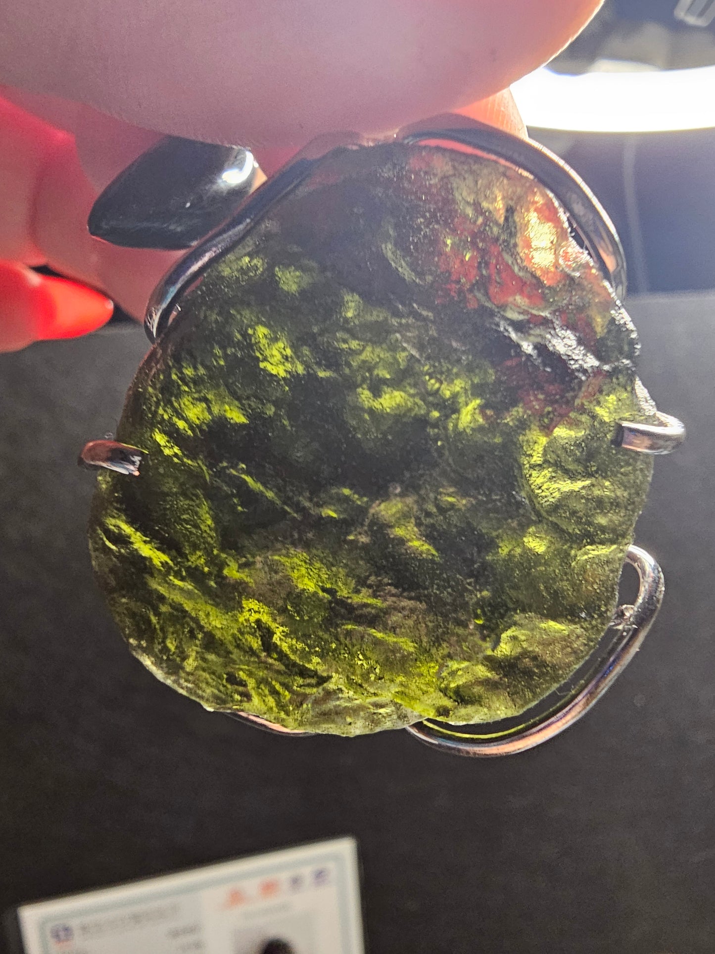 Moldavite Pendant-B