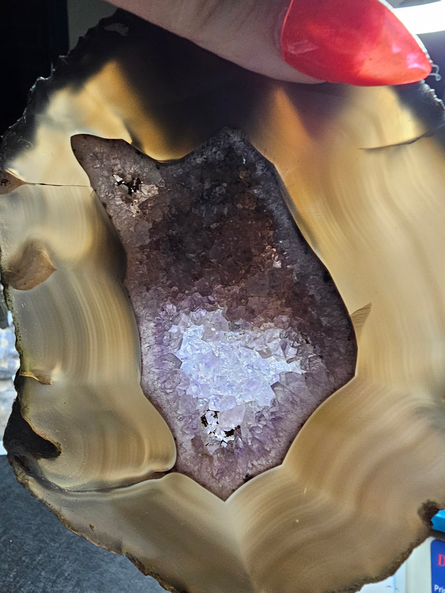 Amethyst Slab Slice
