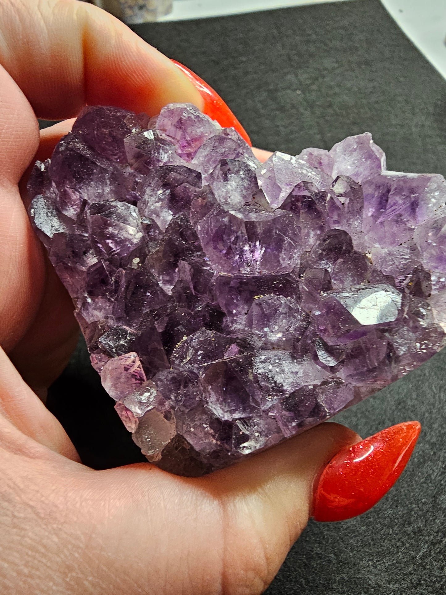 Purple Amethyst Heart 💜