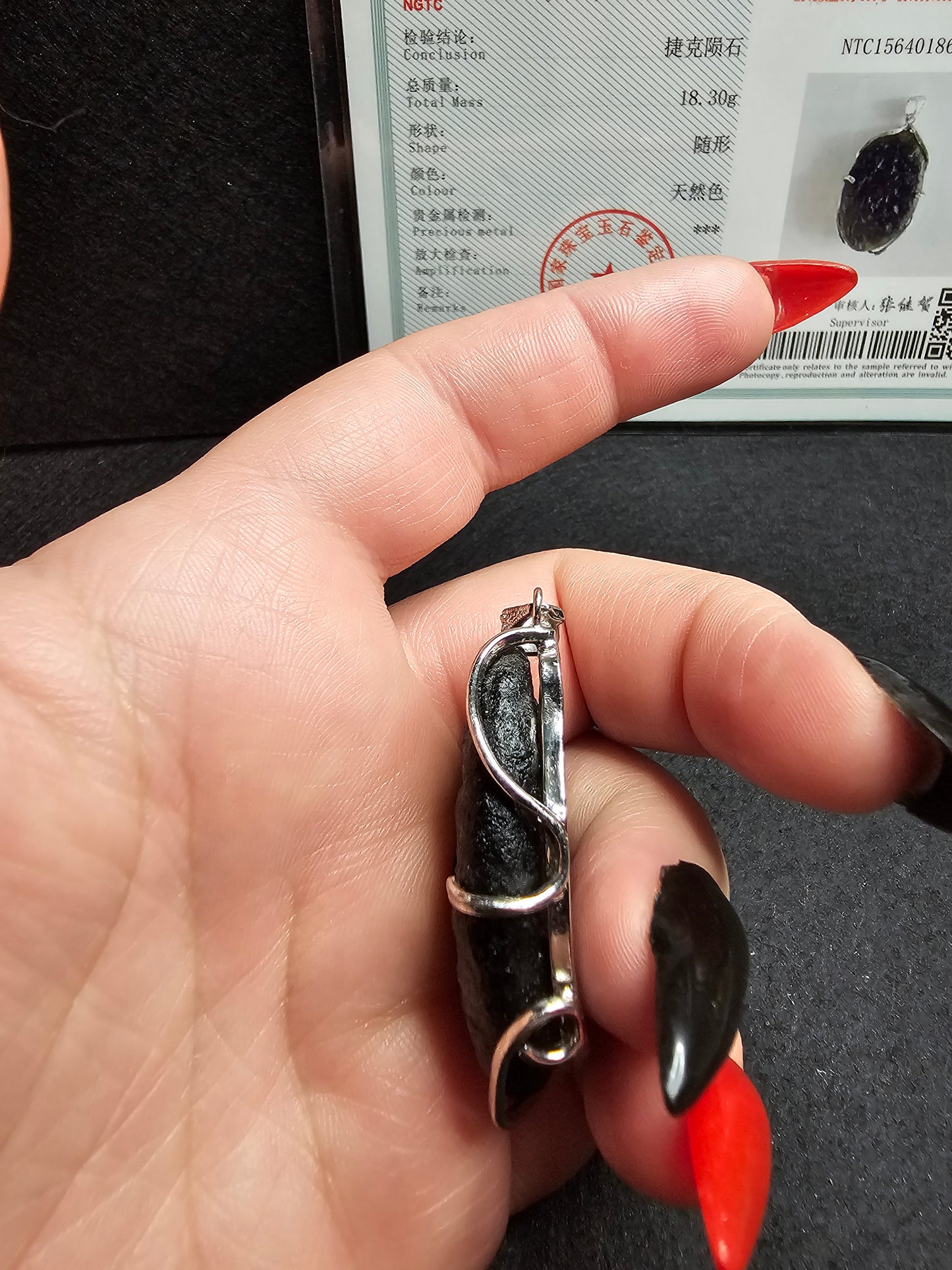 Moldavite Pendant- C