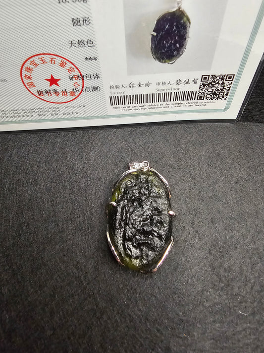 Moldavite Pendant- C