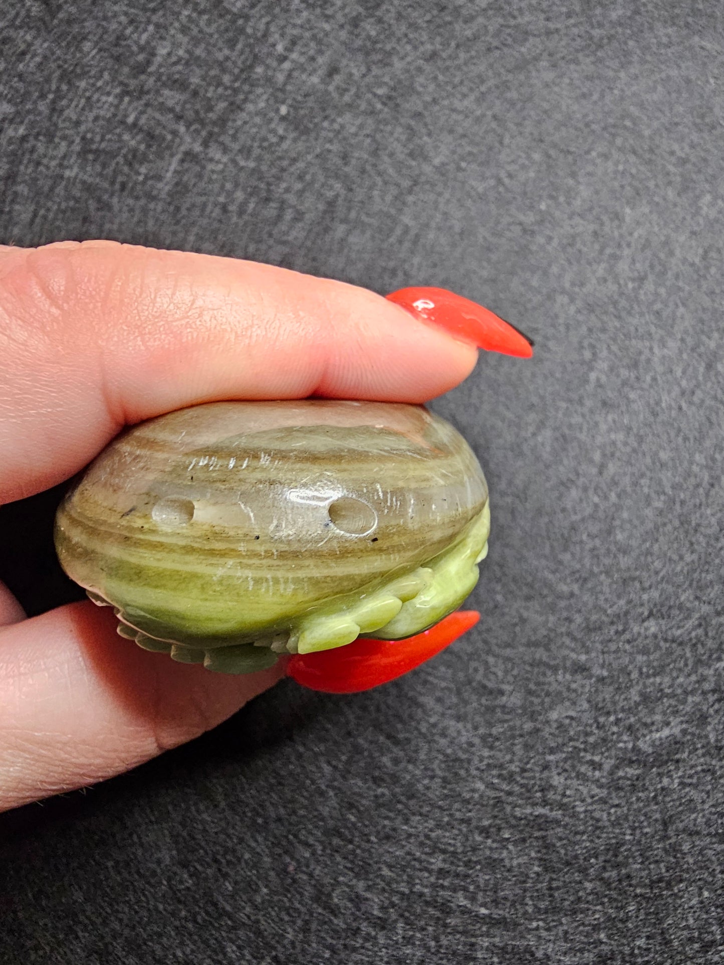 Green Jade Carving